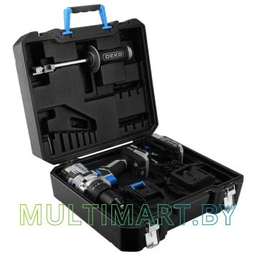 Ударная дрель-шуруповерт Deko ZKCD20V Pro Impac 084-1034 (с 2-мя АКБ, кейс) картинка 4